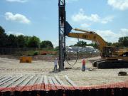 Installing electrodes at Quicfrez site