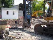 Installing treatment zones in front of rectifier building
